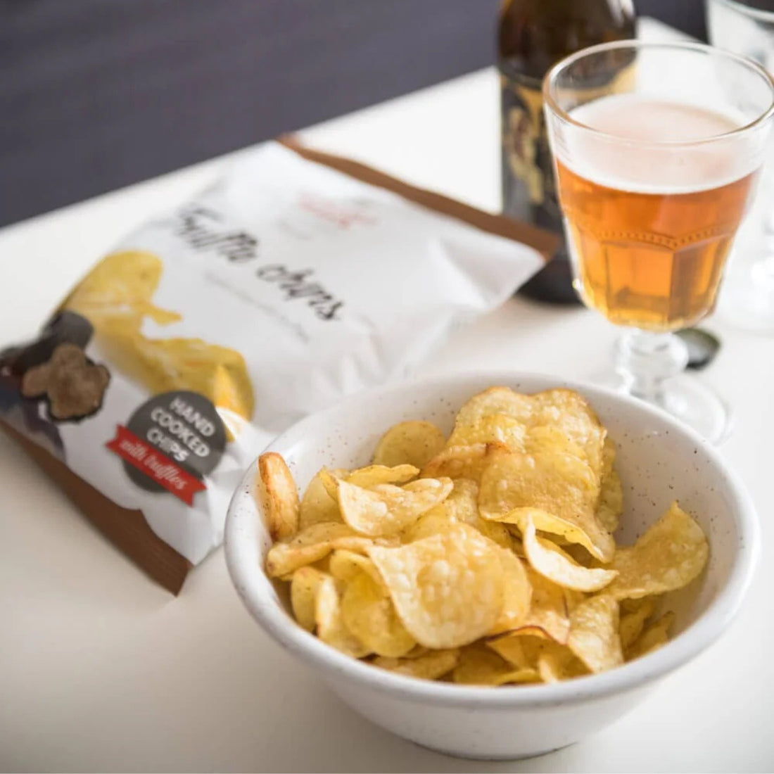 Bulvių traškučiai su trumais 150 g