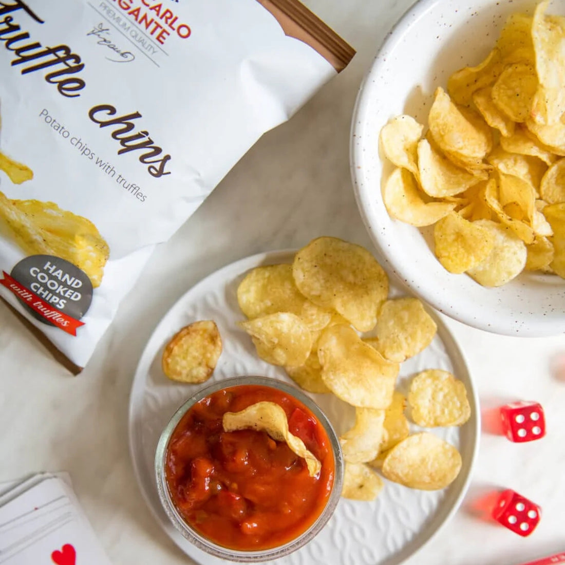 Bulvių traškučiai su trumais 150 g