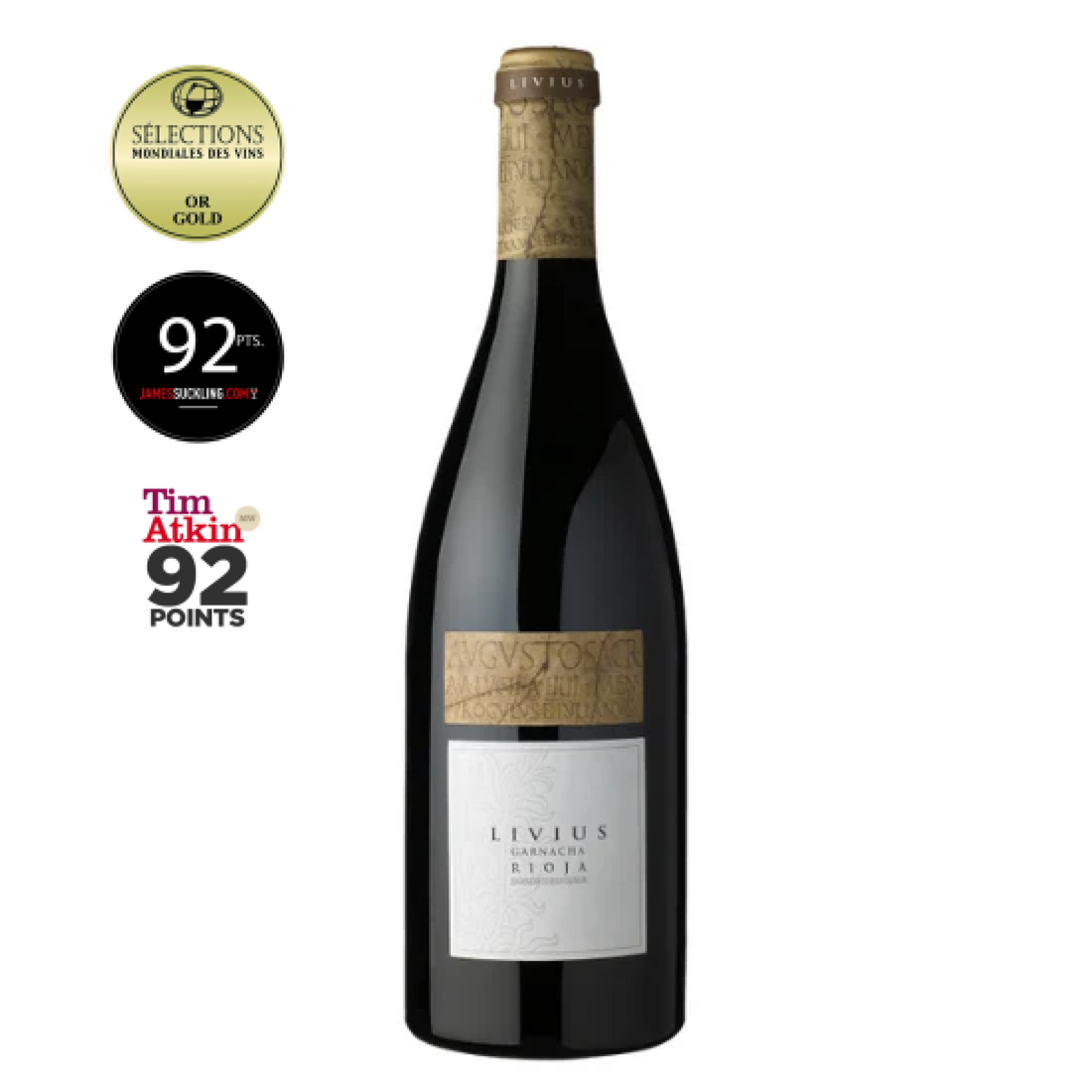 Raudonas vynas Bodegas Alvia Livius Garnacha Reserva DOC 2008 750ml