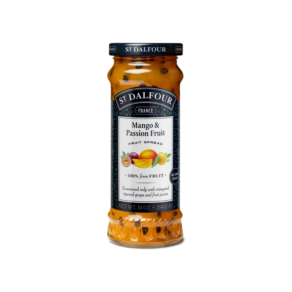 St. Dalfour mangų ir pasiflorų džemas 284 g