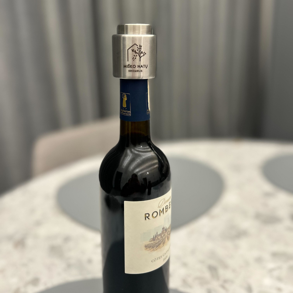 Vakuuminis vyno kamštis