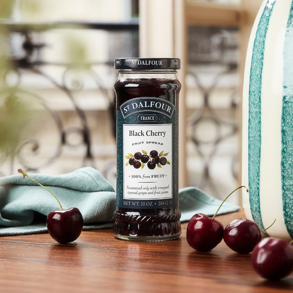St. Dalfour juodųjų vyšnių džemas 284 g