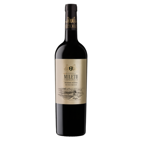 Raudonas vynas Bodegas Alvia Mileto Reserva DOC 2014 750ml