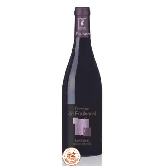 Raudonas vynas Domaine de Poulvarel Les Gres Red AOP 2020 750ml